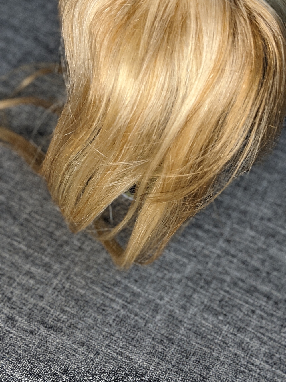 Blonde Clip-In Hair Extension - Natural Light Blonde Toppers